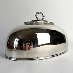 English Regency Silver Plate Meat Dome, circa 1820s