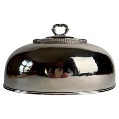 English Regency Silver Plate Meat Dome, circa 1820s