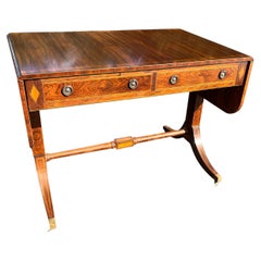 English Regency Sofa Table, C. 1815