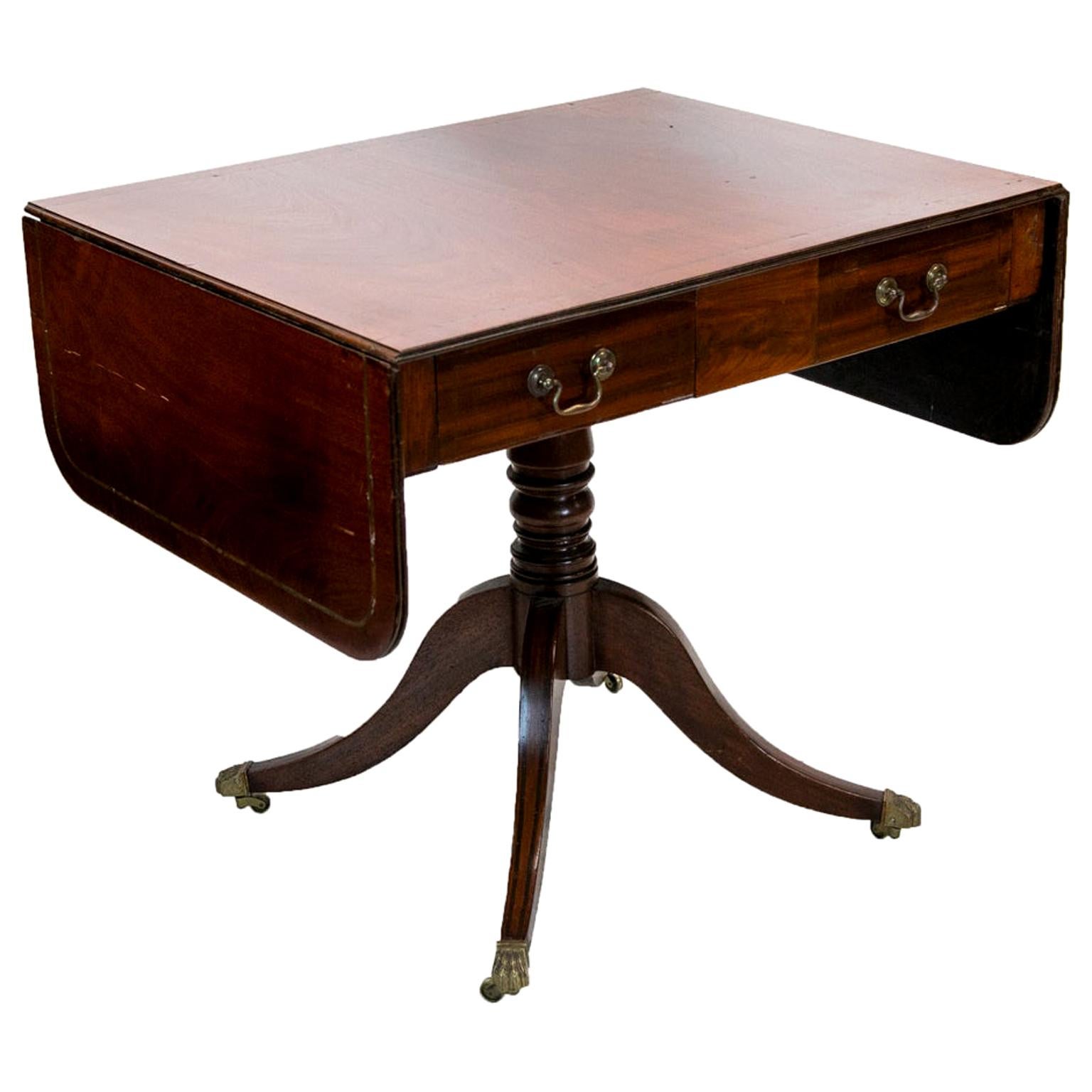 English Regency Sofa Table For Sale