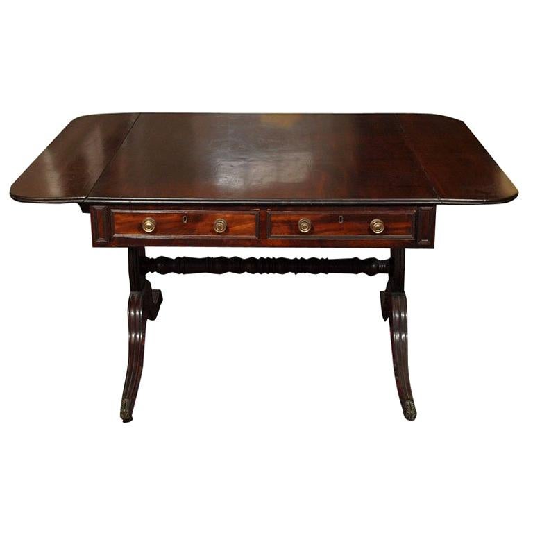 English Regency Sofa Table For Sale