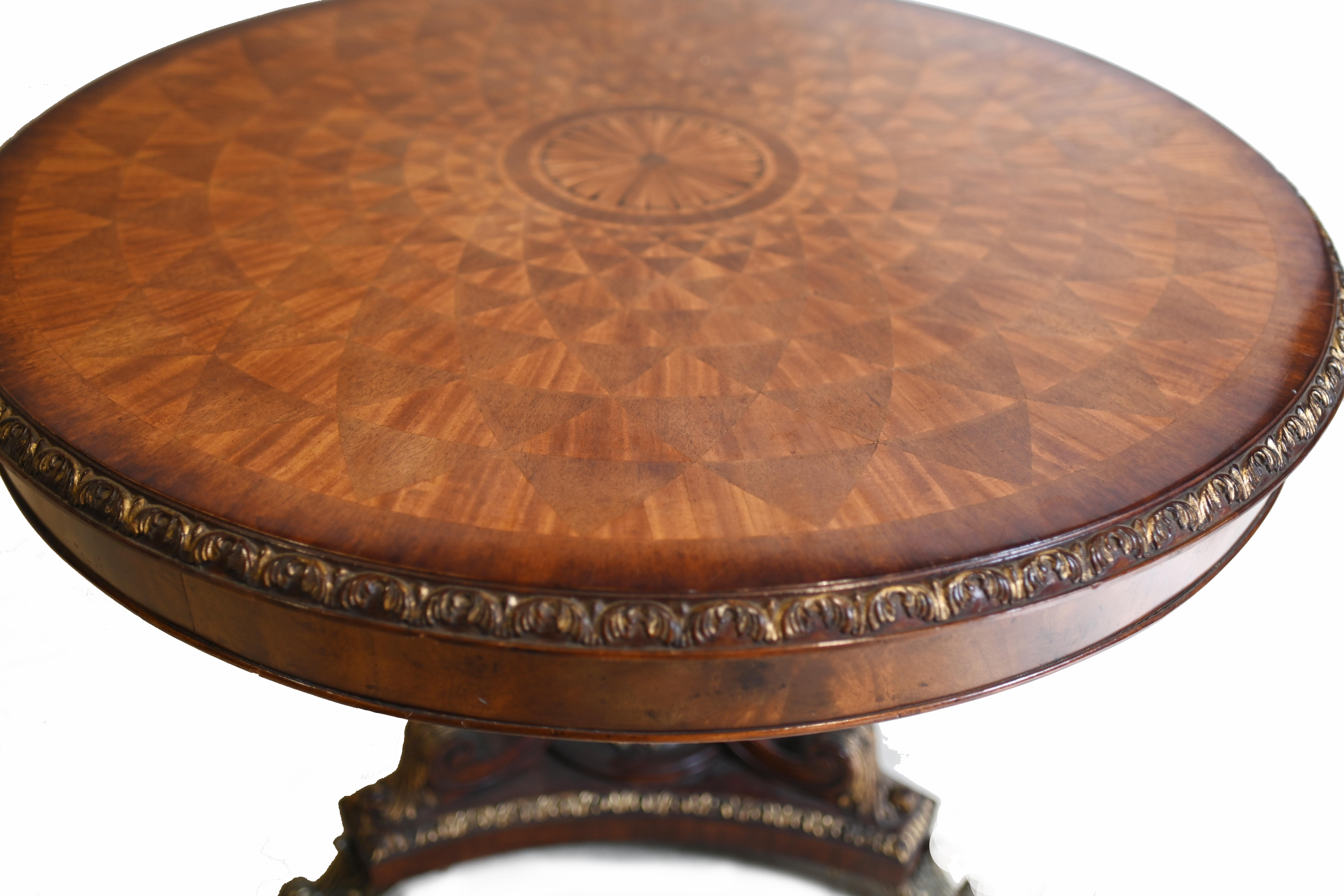 Englisch Regency Spyrograph Centre Table Runde Esstische im Angebot 4