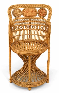 English Regency Wicker Arm Chair