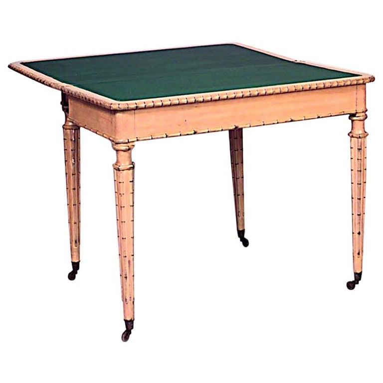 English Regency Style 19th Century, Top Console Card Table