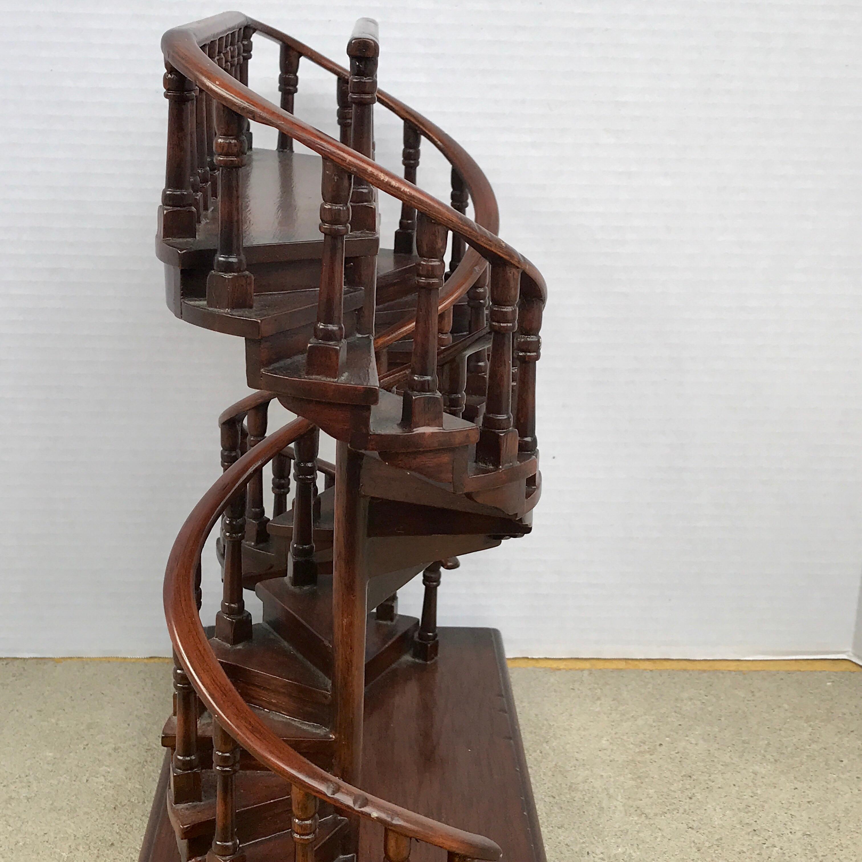 English Regency Style Architectural Staircase Model 1