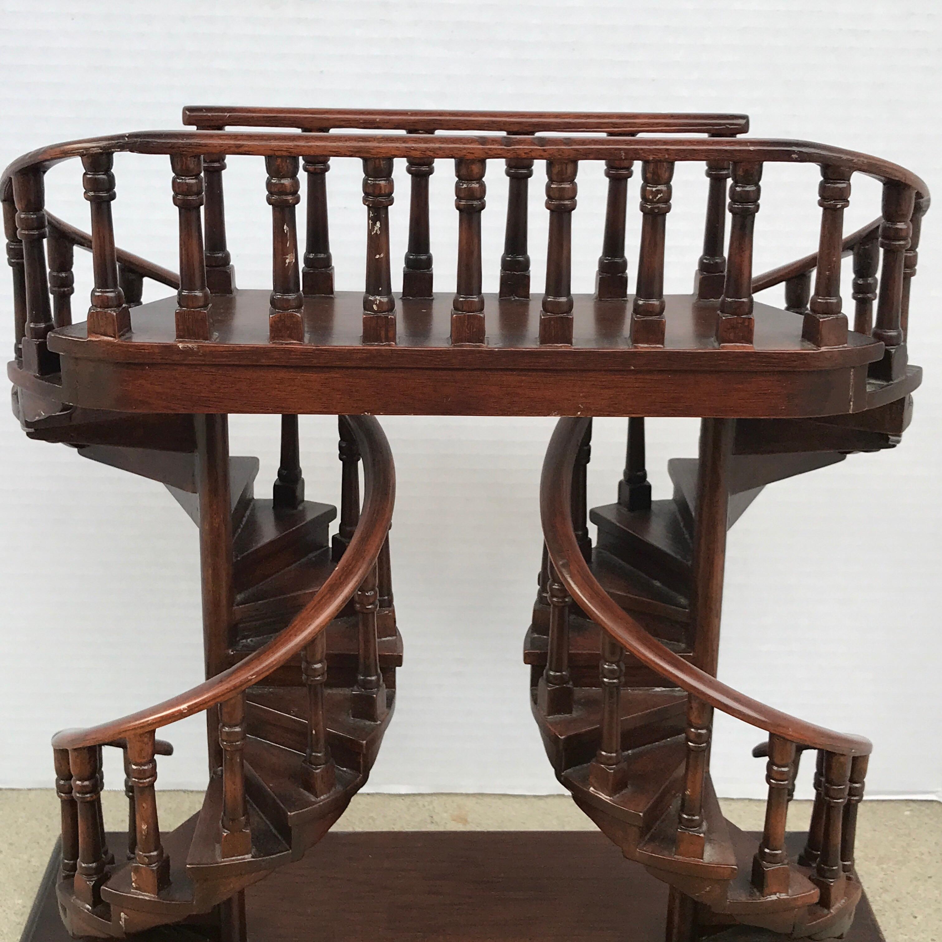 English Regency Style Architectural Staircase Model 3