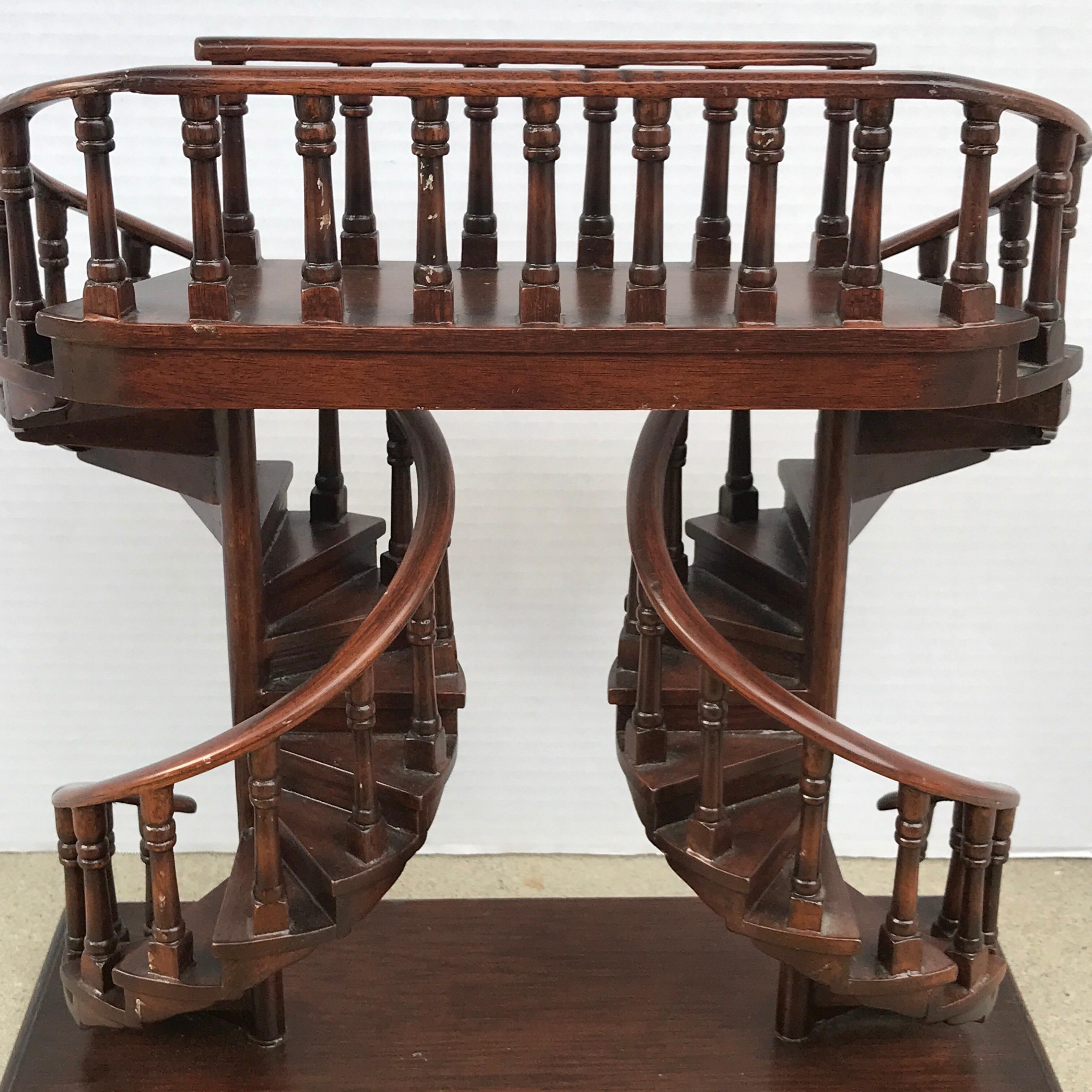 English Regency Style Architectural Staircase Model 4