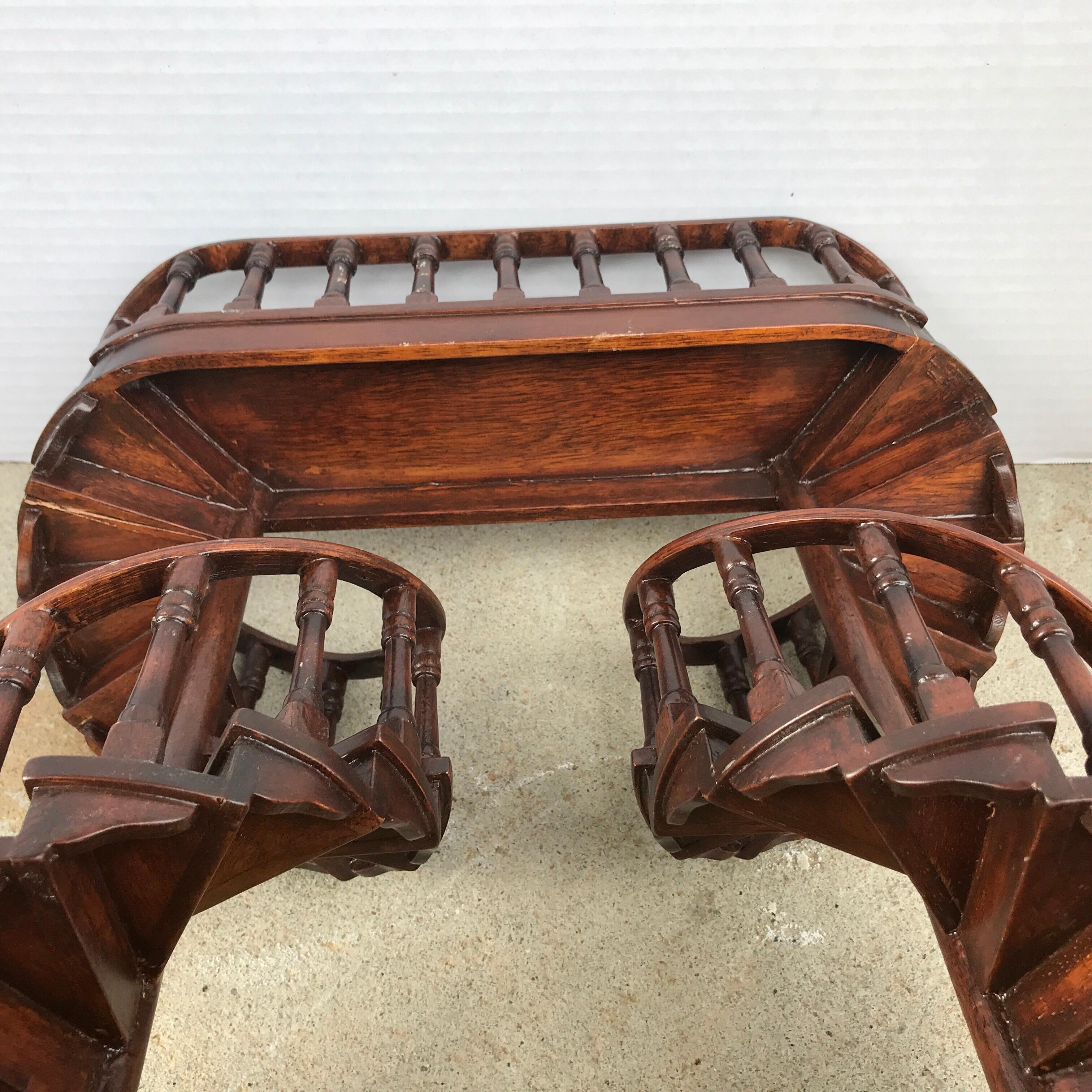 English Regency Style Architectural Staircase Model 7