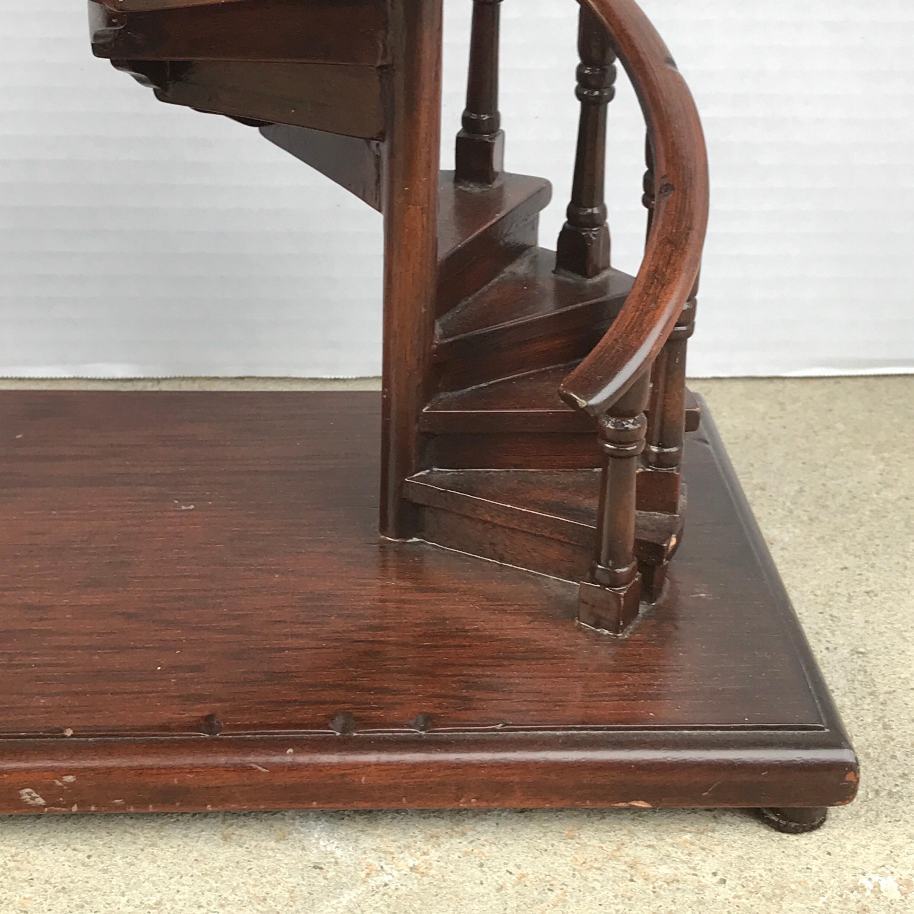 20th Century English Regency Style Architectural Staircase Model