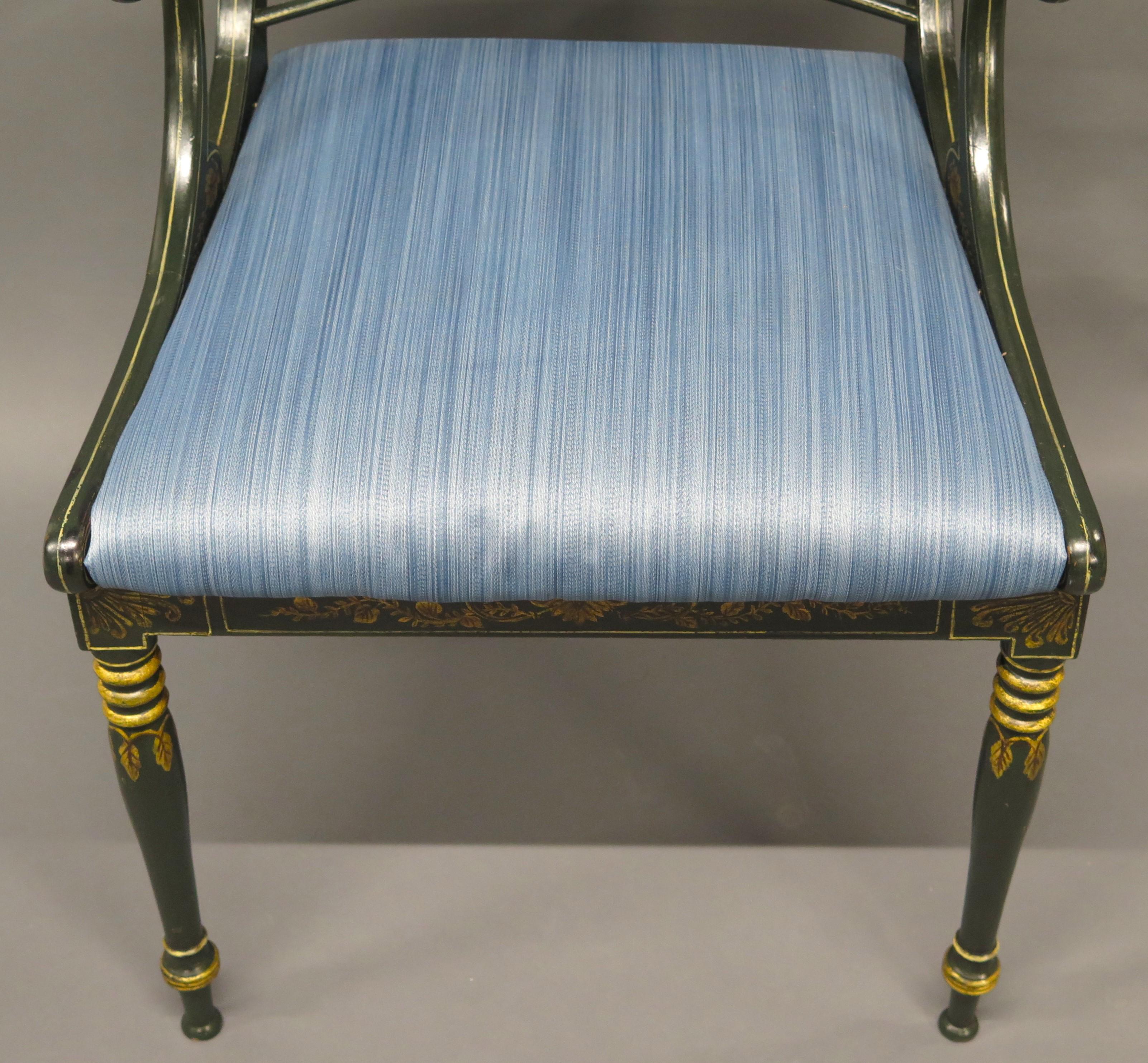 English Regency Style Armchairs For Sale 1