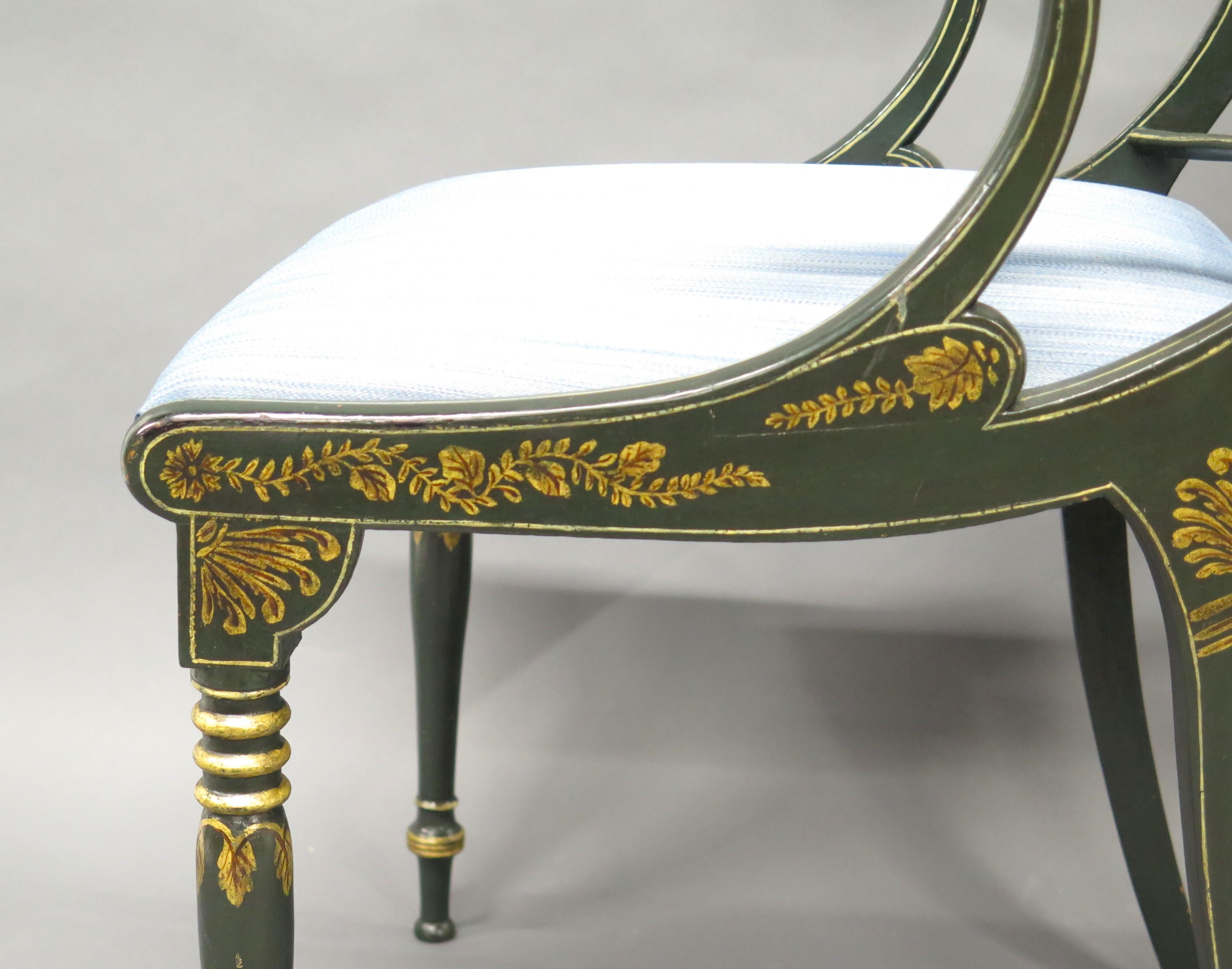 English Regency Style Armchairs For Sale 3