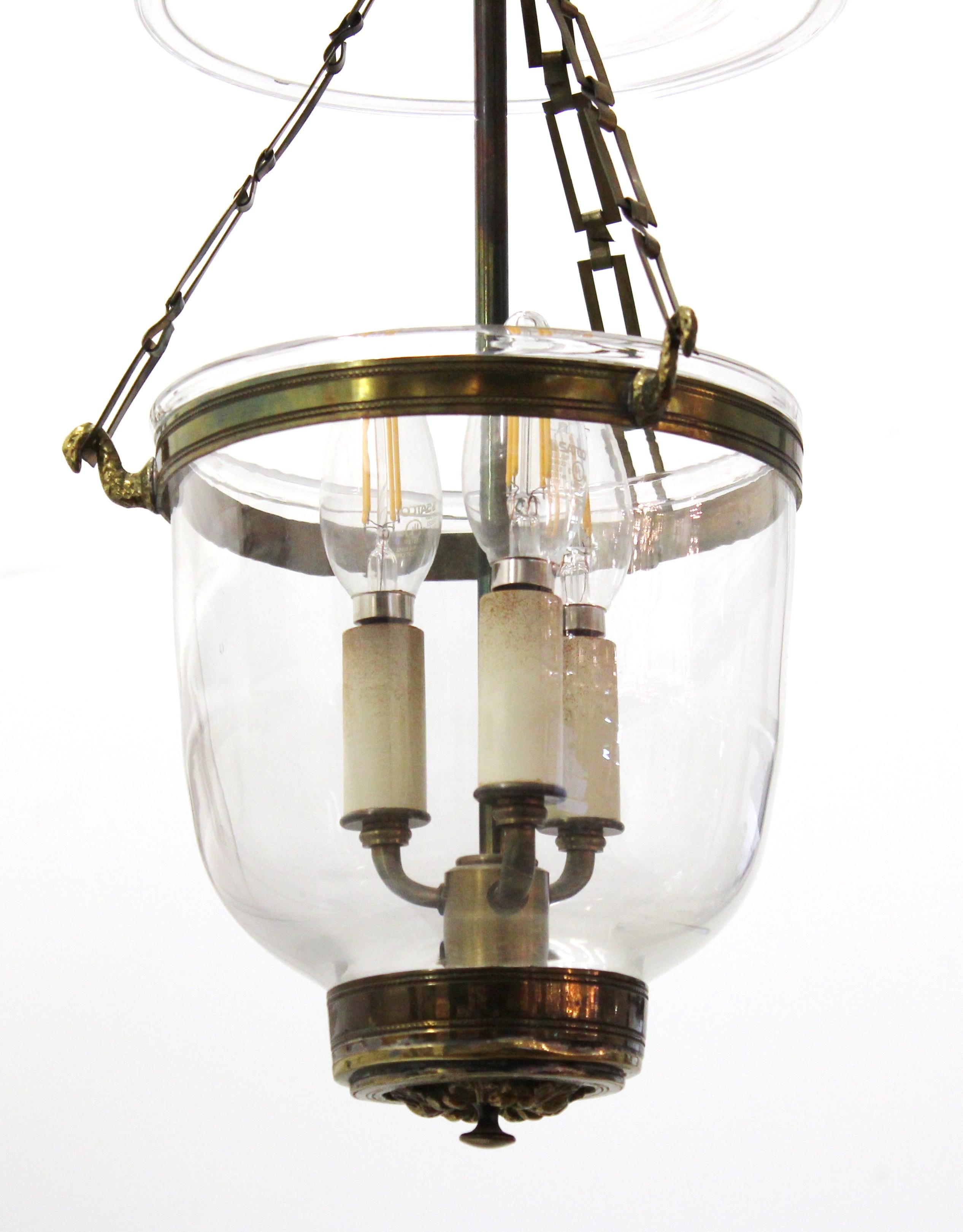 Unknown English Regency Style Bell Jar Lanterns