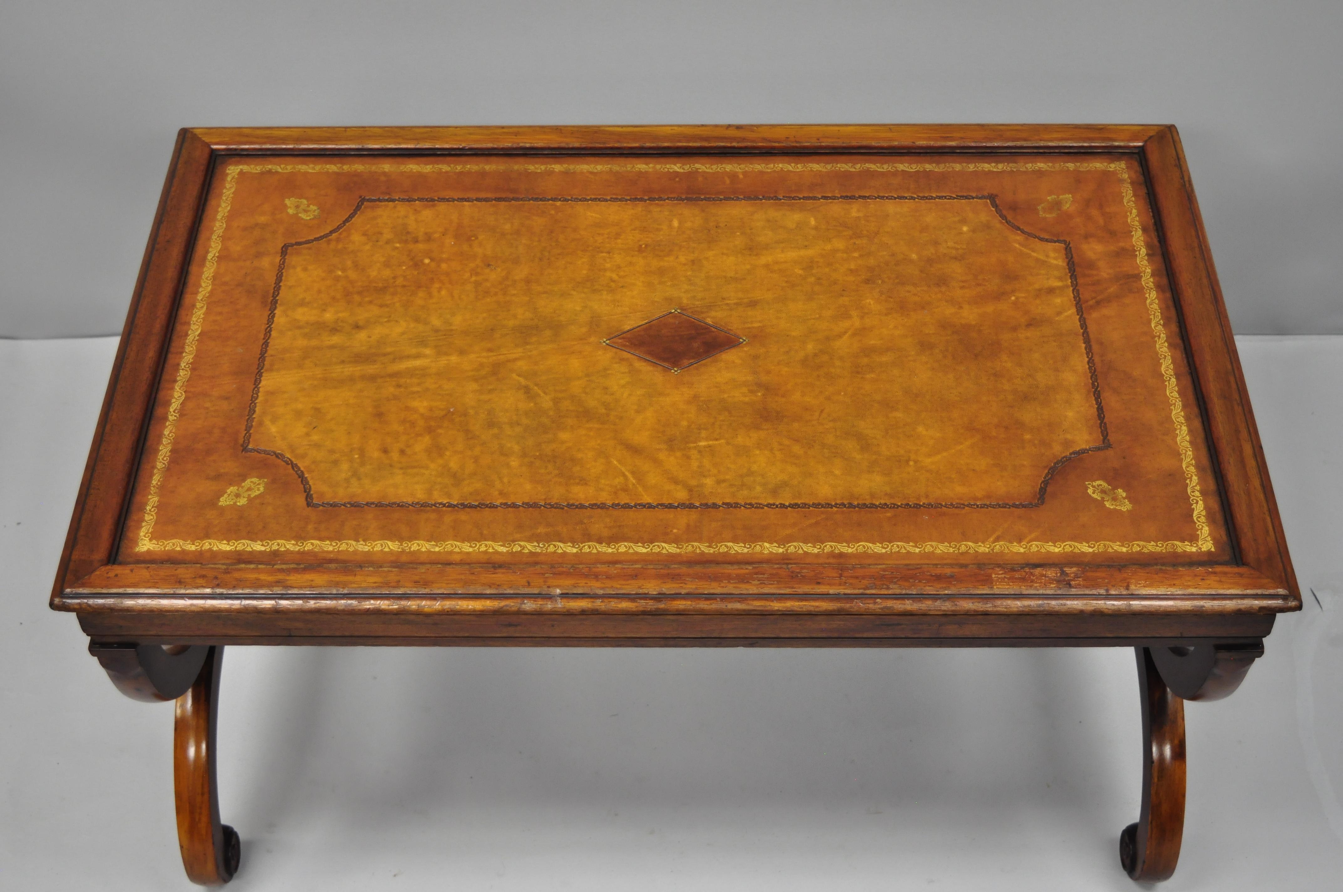 regency style coffee table