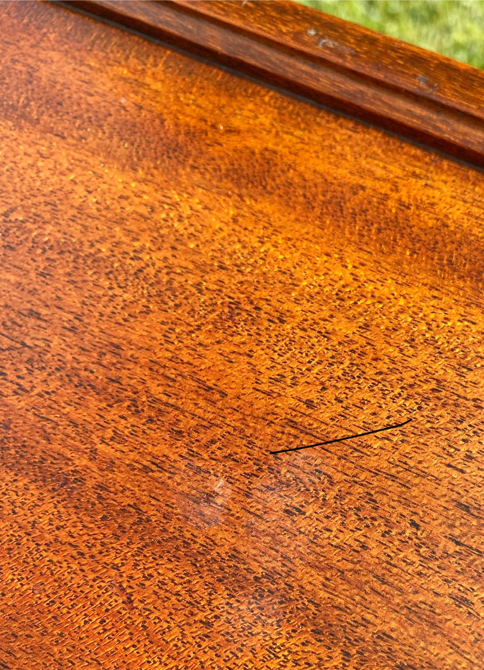 English Regency Style Carved Mahogany Flip Over Serving Table For Sale 7