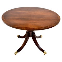 English Regency Style Center Table by Baker Furniture