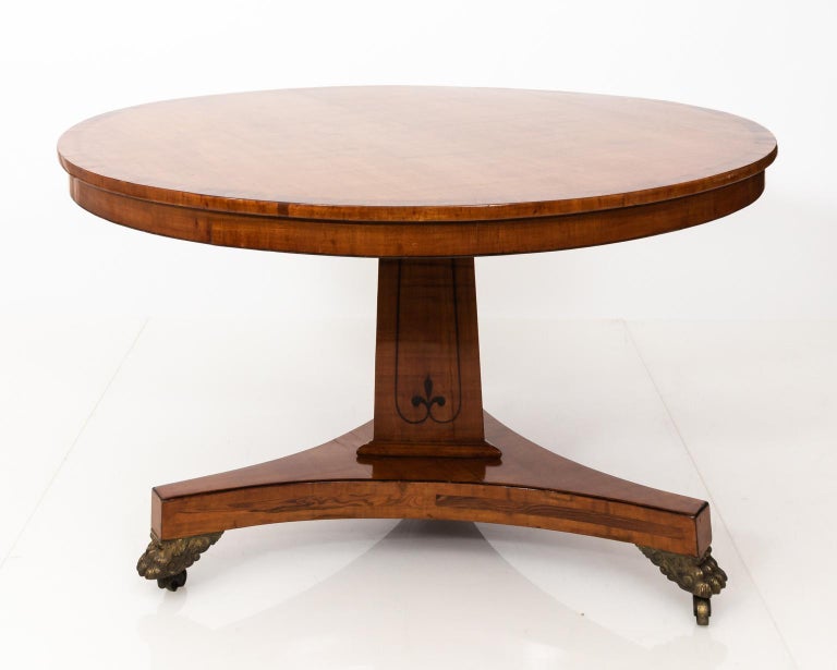English Regency Style Center Table For Sale 1