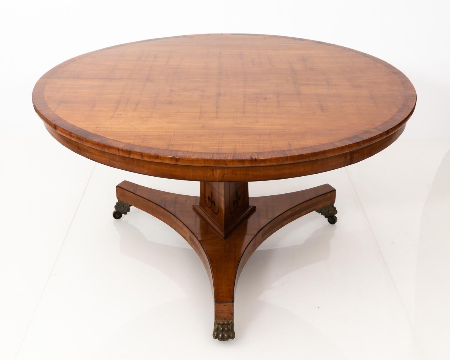 English Regency Style Center Table 3