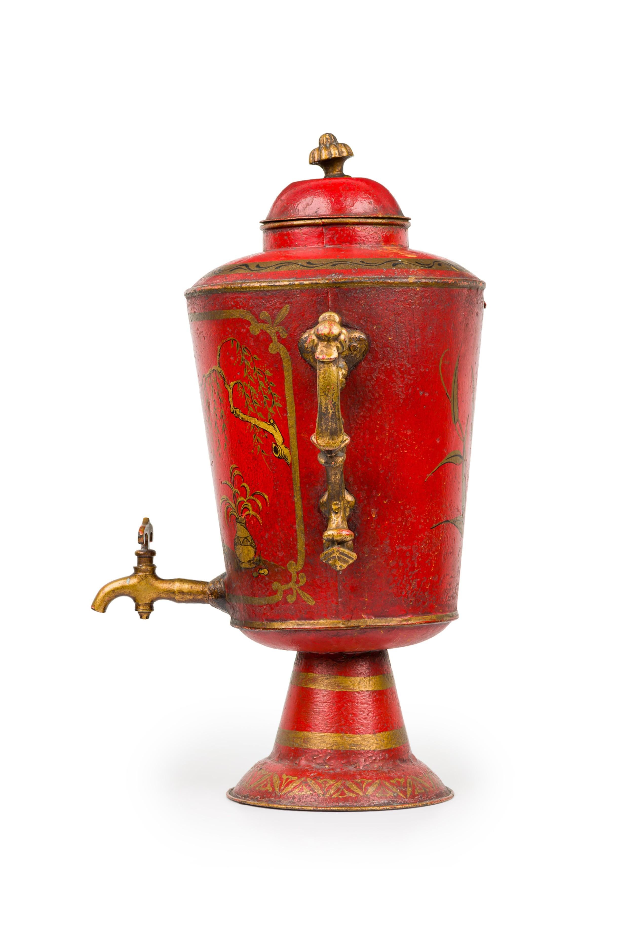 Samovar Chinoiserie Estilo Regencia Inglés Británico en venta
