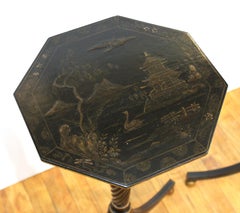 English Regency Style Chinoiserie Side Tables
