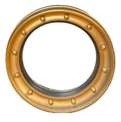 English Regency Style Convex Bull’s Eye Mirror