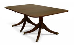 English Regency Style Mahogany Dining Table
