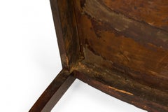 English Regency Style Mahogany Scroll Armchair