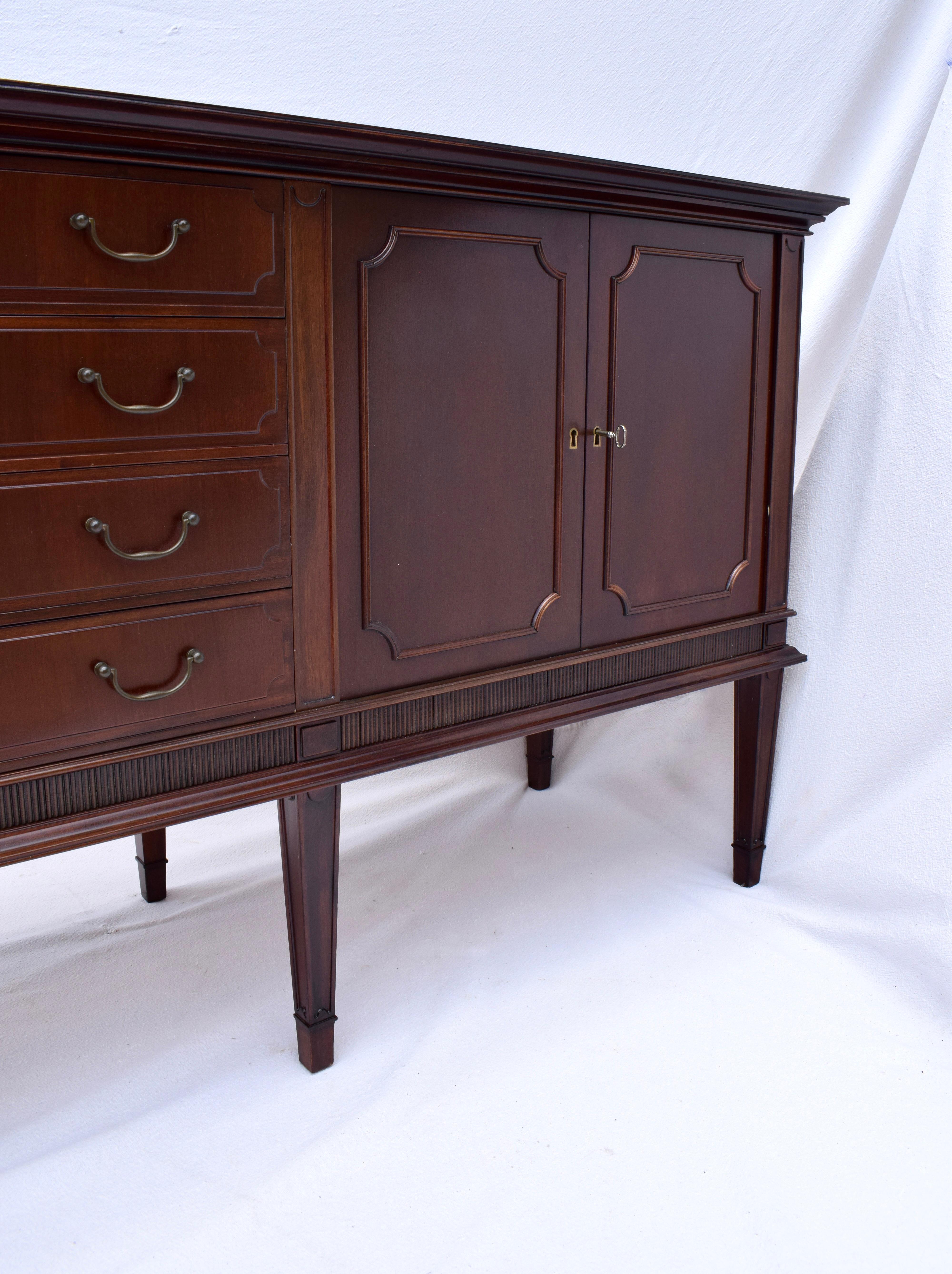 Englisches Mahagoni-Sideboard im Regency-Stil 1