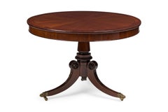 English Regency style Round Center Table