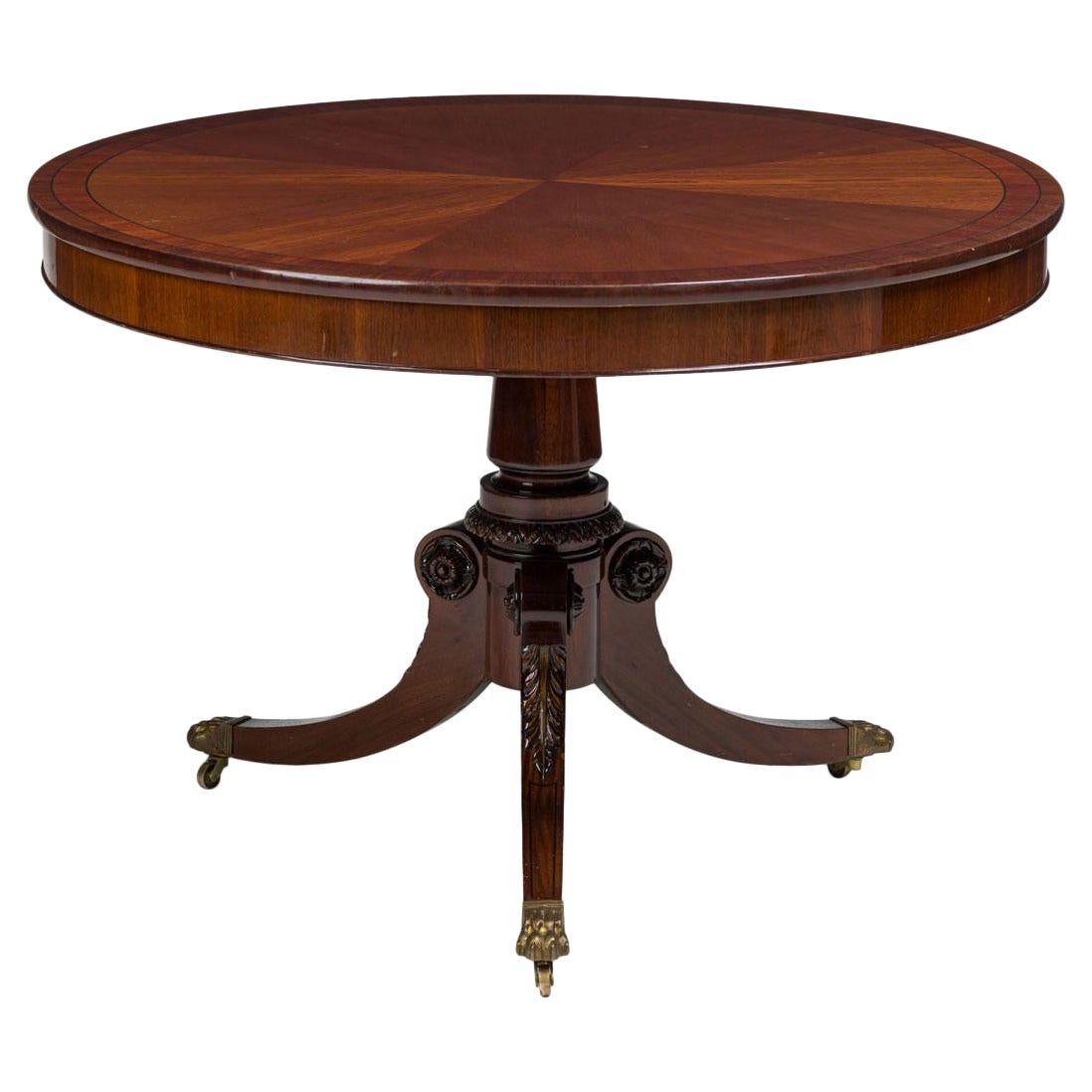 English Regency style Round Center Table