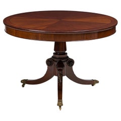 English Regency style Round Center Table