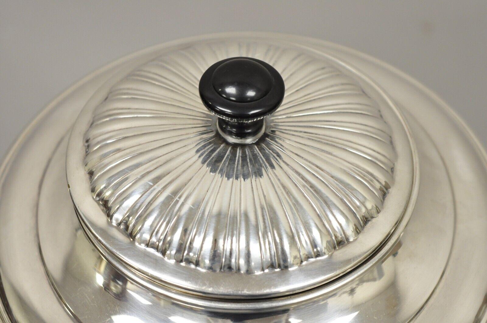silver coffee dispenser