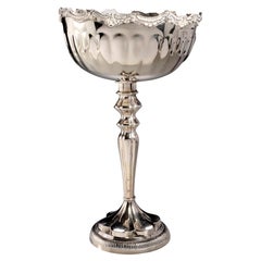 English Regency Style Silverplate Pedestal Centerpiece Bowl by Lady Primrose
