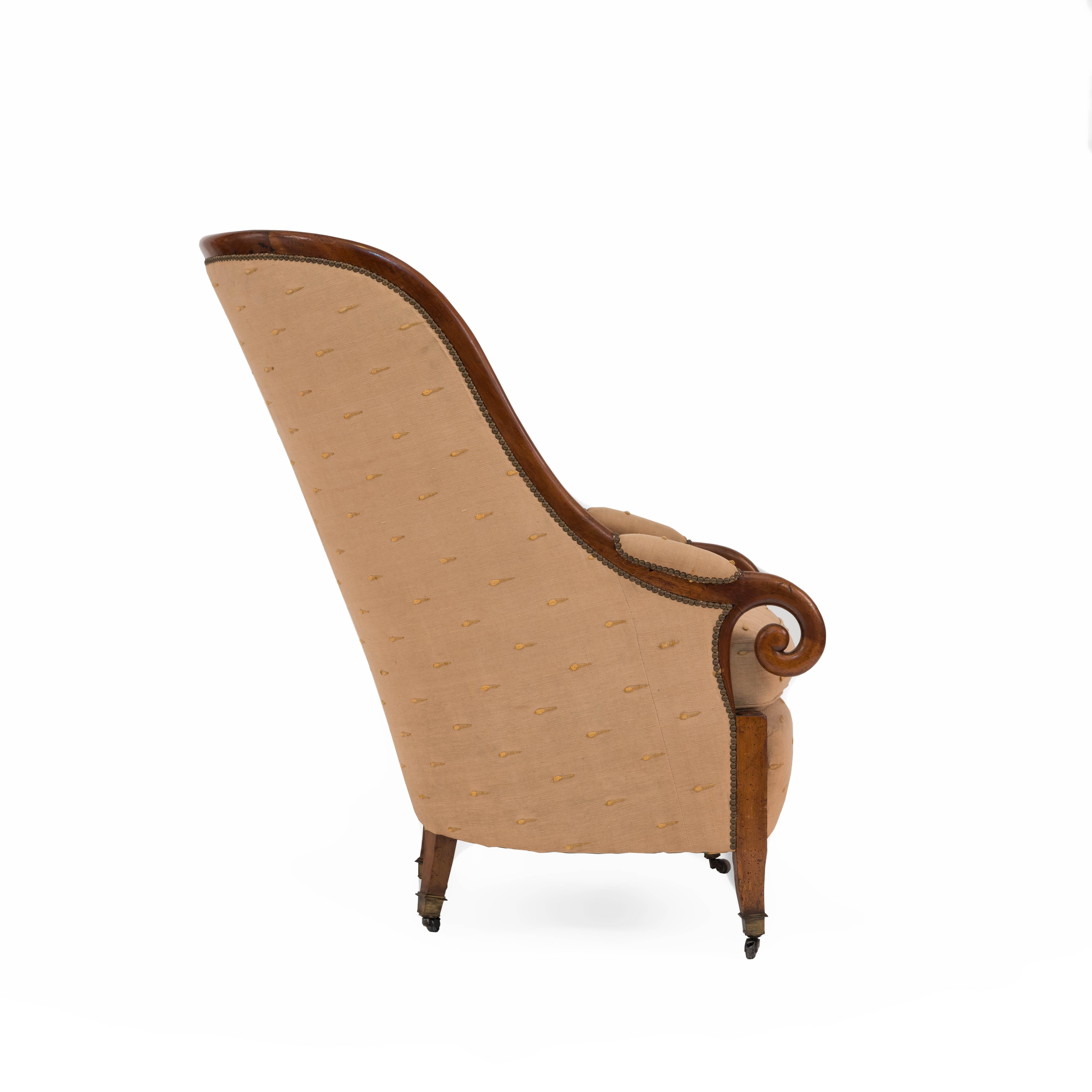 British English Regency Style Club Chair For Sale