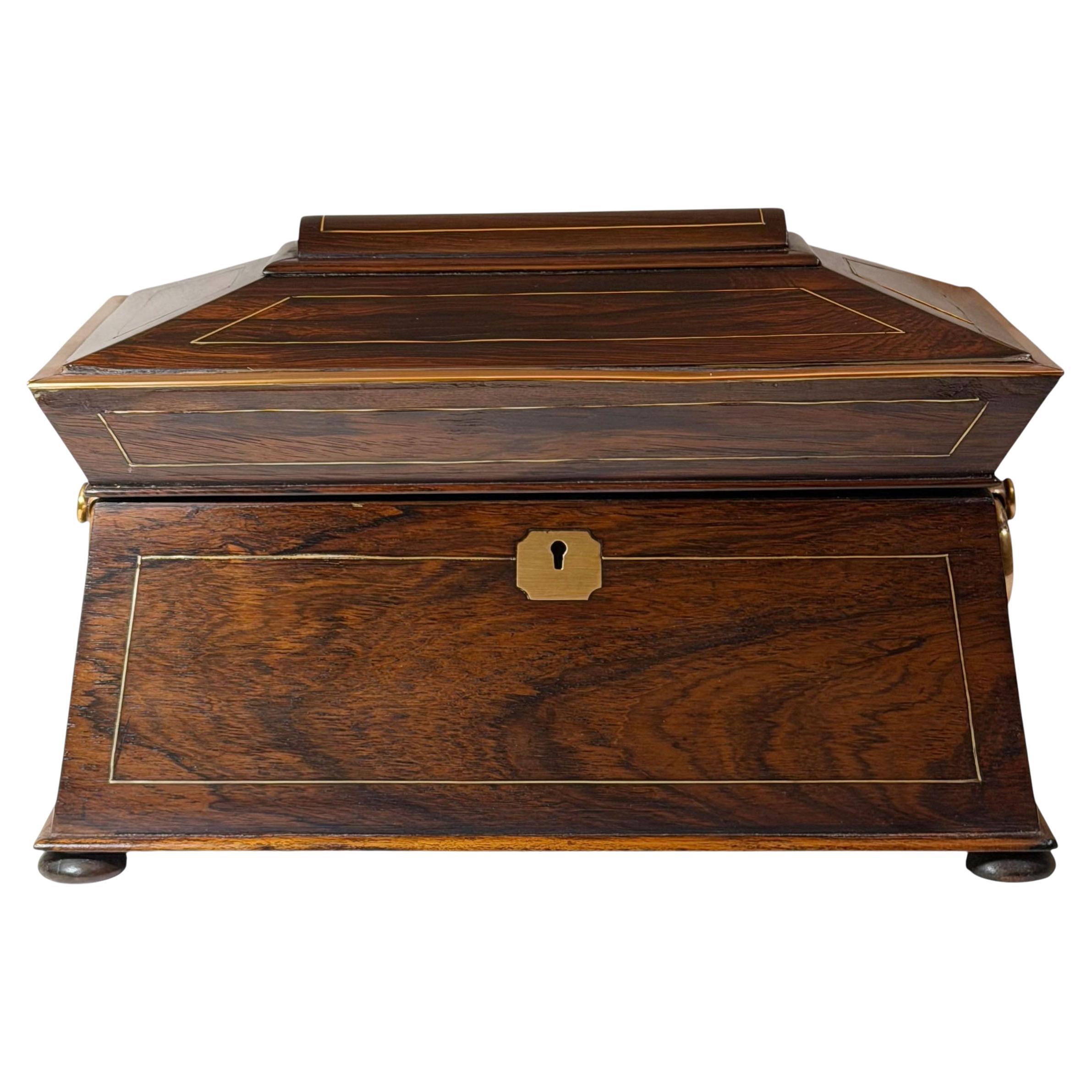 English Regency Tea Caddy