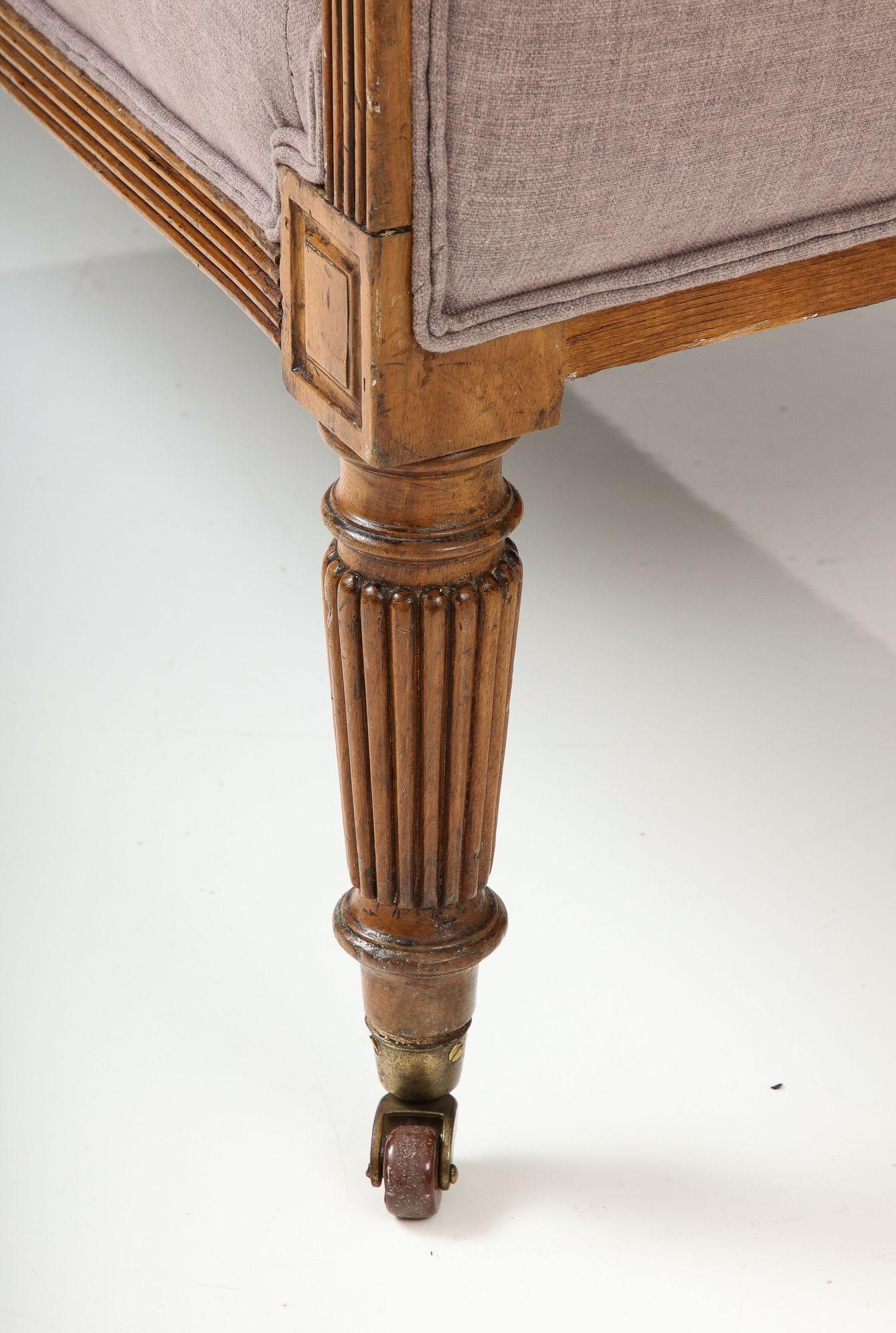 Englischer Regency-Sitz mit fester Rückenlehne oder Sofagarnitur, 1820er Jahre 5
