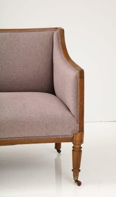 English Regency Tightback Loveseat or Settee, 1820s