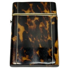 English Regency Tortoiseshell Folding Memorandum Case, Circa 1810–1830