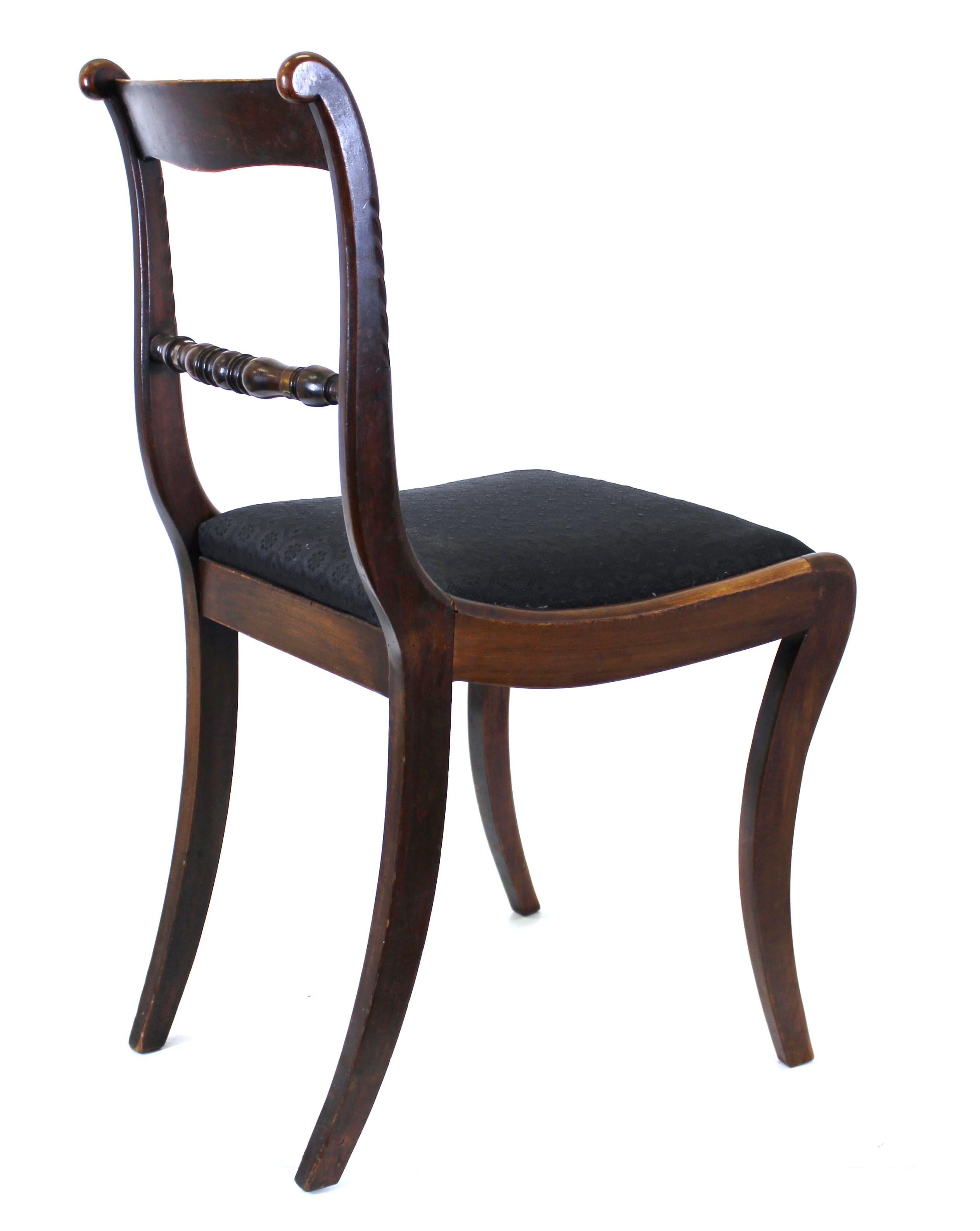 English Regency 'Trafalgar Chairs' with Sabre Legs 2