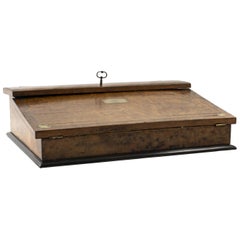 English Regency Traveling Lap Writing Desk Box