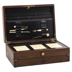 Coffret de voyage ou Nécessaire de voyage 1810-1820 de la Régence anglaise