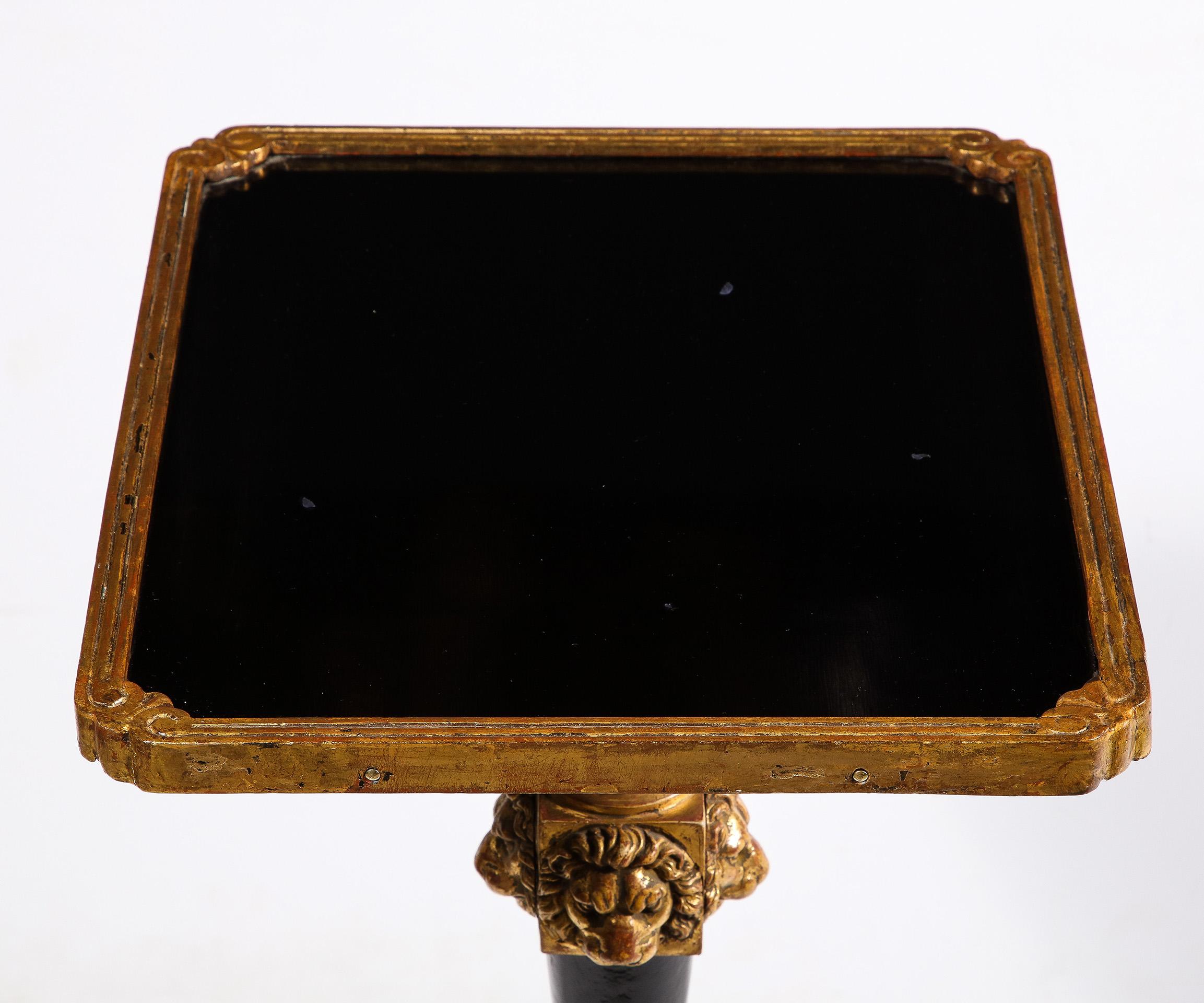 Wood English Regency  Tripod Base Table