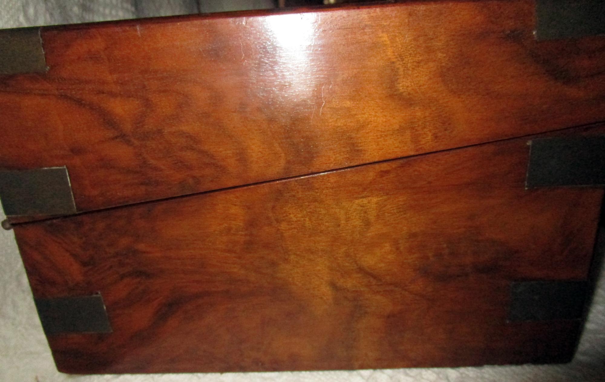 antique writing box secret compartment