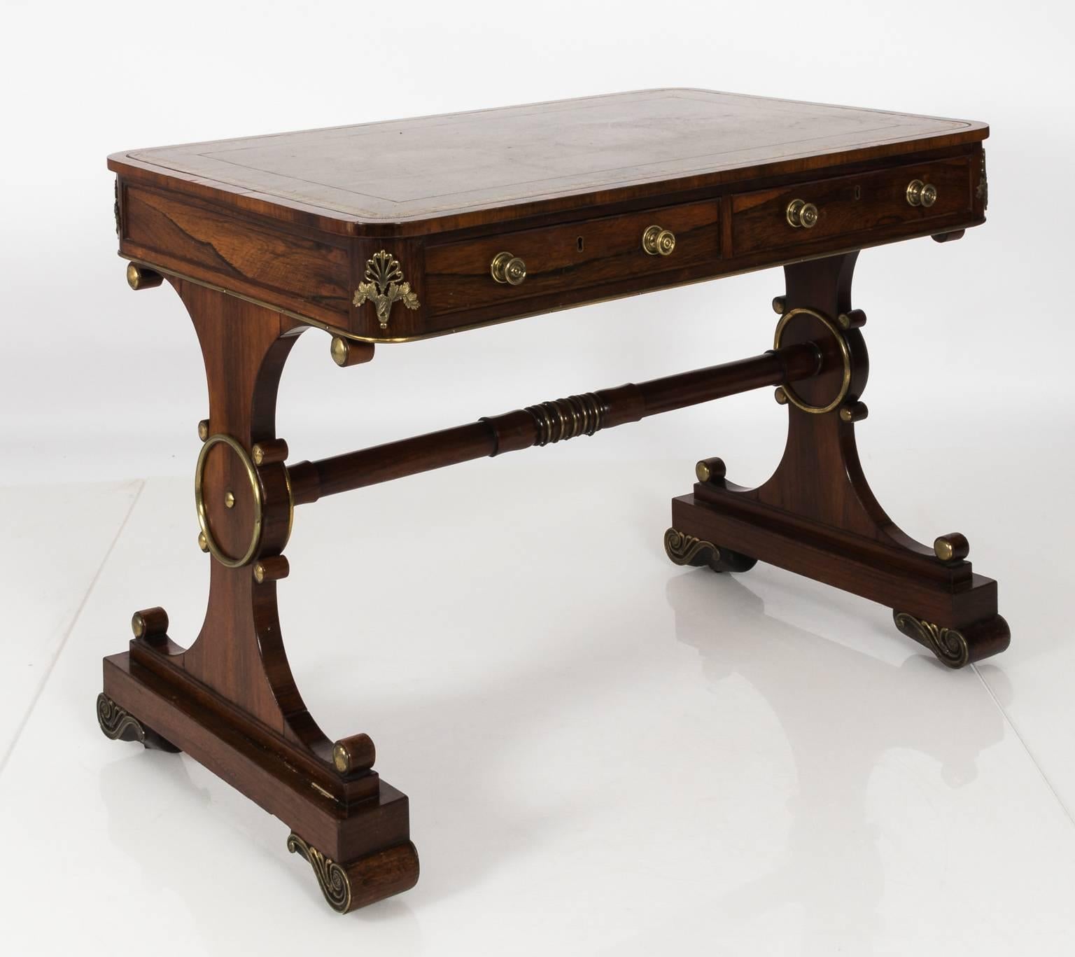 19th Century English Regency Writing Table, circa 1820