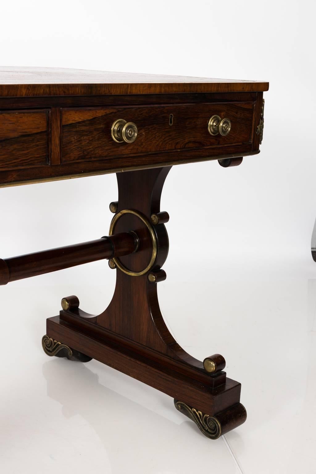 English Regency Writing Table, circa 1820 2