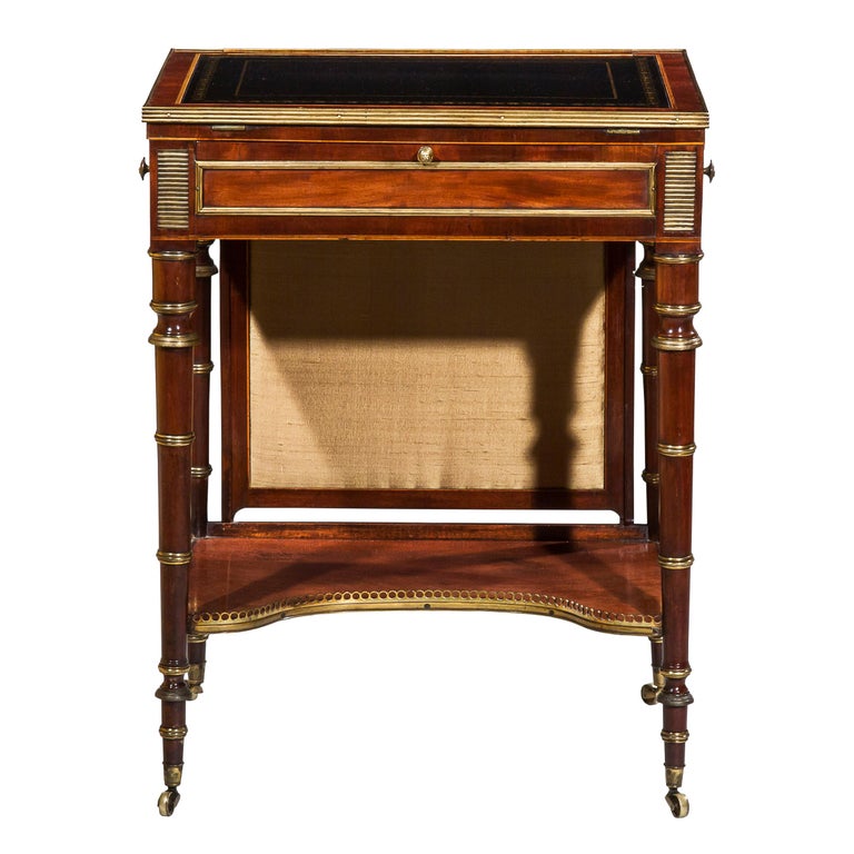 English Regency Writing Table Or Small Desk Attributed To John Mclean