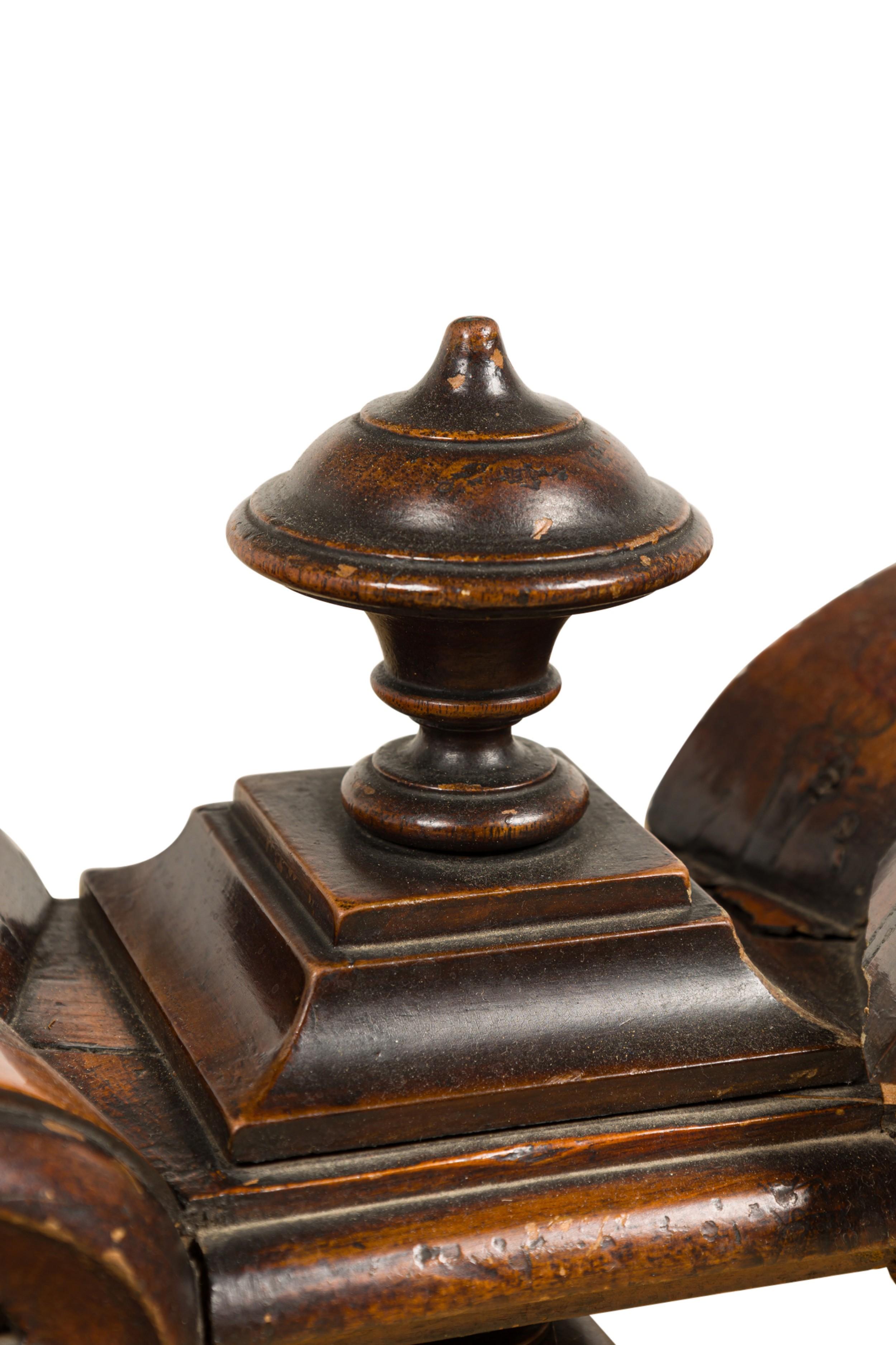 English Renaissance Console Table with Stretcher For Sale 6