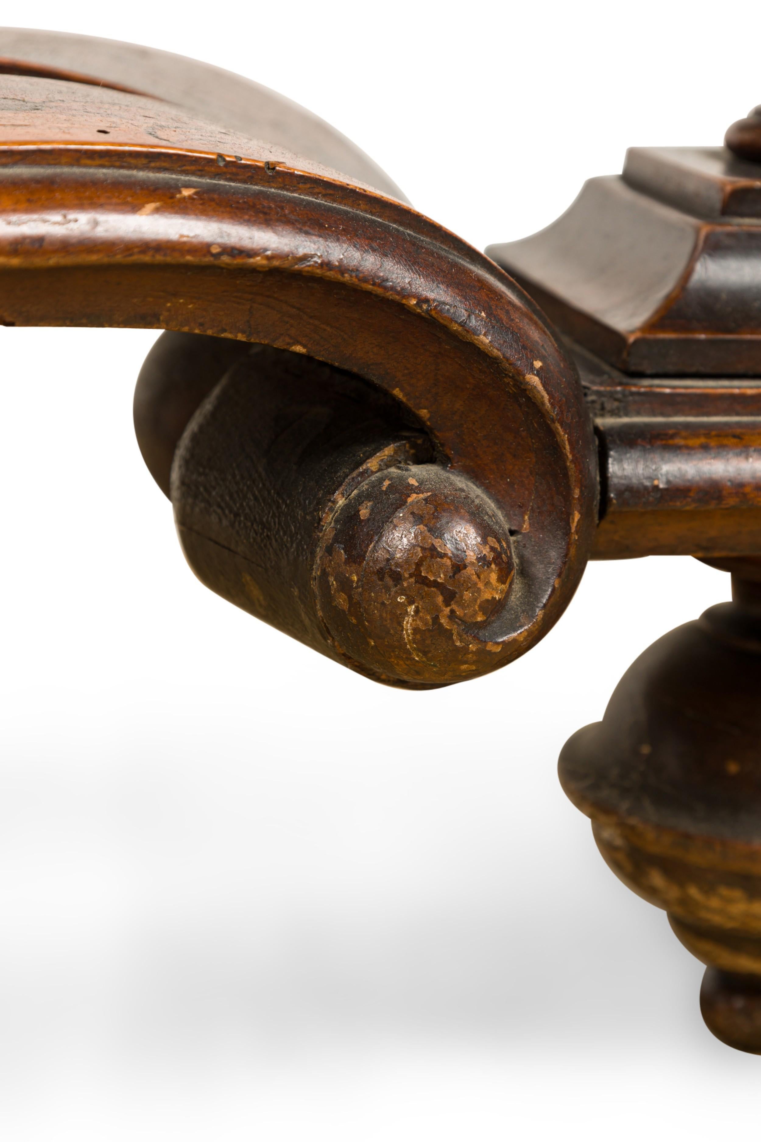 English Renaissance Console Table with Stretcher For Sale 7