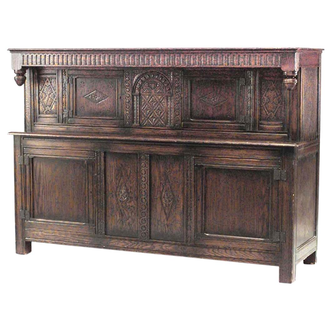 English Renaissance Oak Sideboard