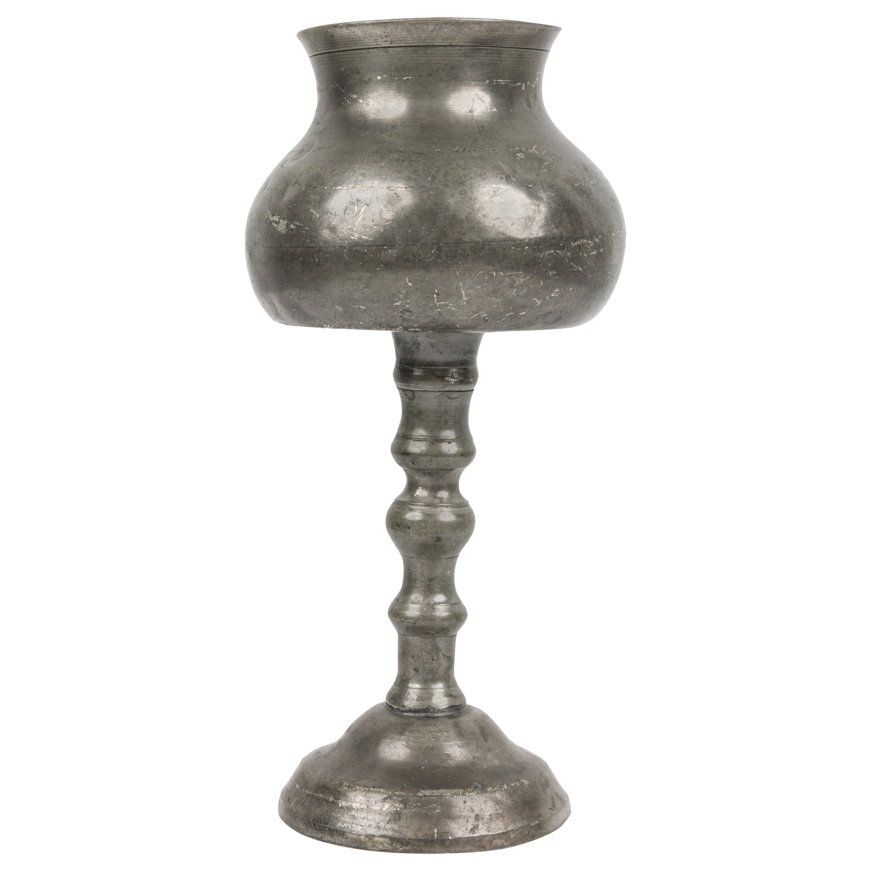English Renaissance Pewter Chalice