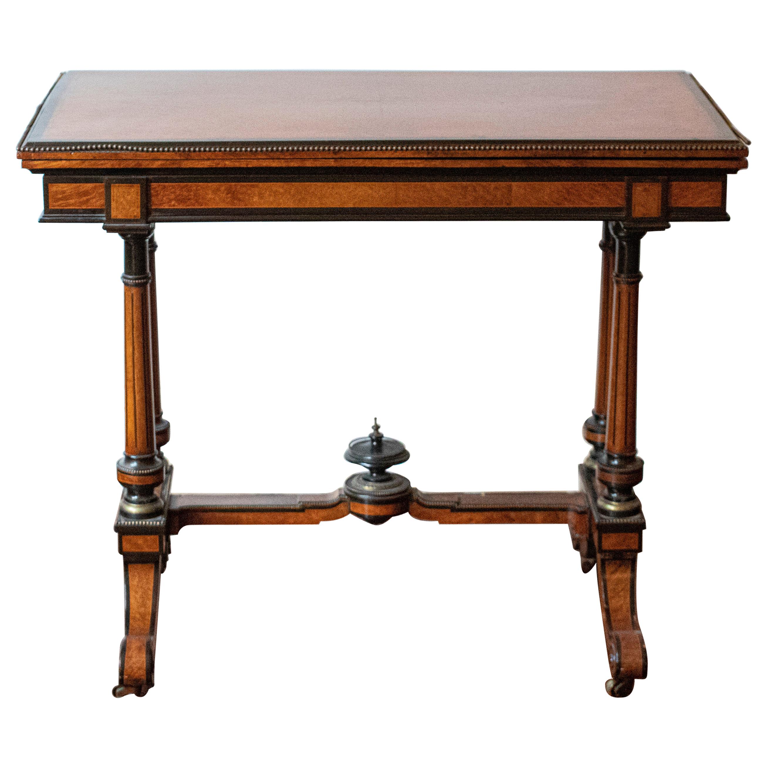 Fine American Classical Mahogany FlipTop Card Table, Baltimore, circa